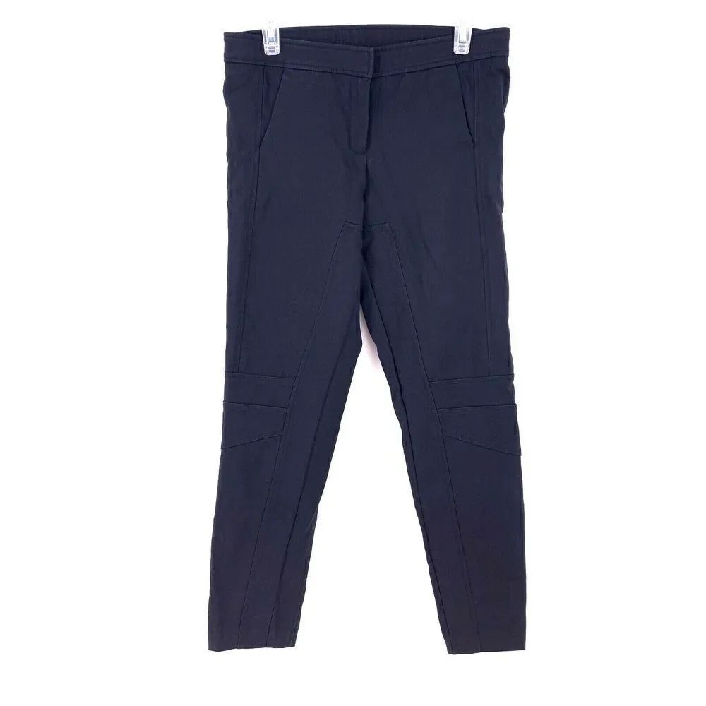 Saks Fifth Avenue Sz 4 Black Moto Pants